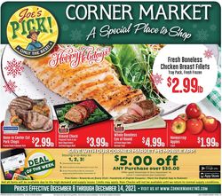 Catalogue Corner Market - HOLIDAY 2021 from 12/08/2021