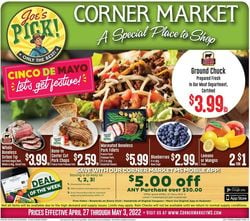 Catalogue Corner Market from 04/27/2022