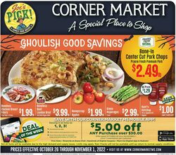 Catalogue Corner Market from 10/26/2022