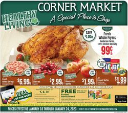 Catalogue Corner Market from 01/18/2023