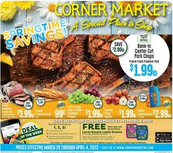 Catalogue Corner Market from 03/29/2023