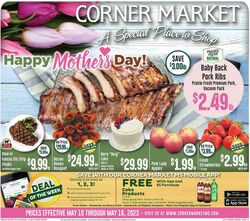 Current Cyber Monday and Black Friday ad Corner Market