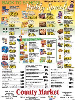 Catalogue County Market from 08/24/2020