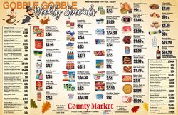 Catalogue County Market from 11/16/2020