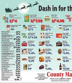 Catalogue County Market HOLIDAY 2021 from 12/13/2021