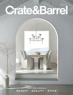 Catalogue Crate & Barrel from 03/10/2022