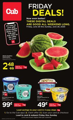 Catalogue Cub Foods from 06/26/2020
