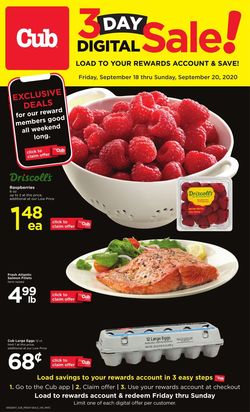 Catalogue Cub Foods from 09/18/2020