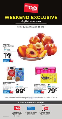 Catalogue Cub Foods from 03/26/2021
