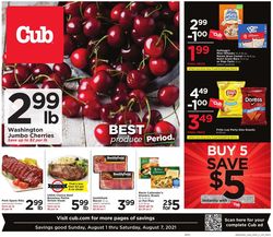 Catalogue Cub Foods from 08/01/2021