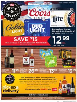 Catalogue Cub Foods from 08/29/2021