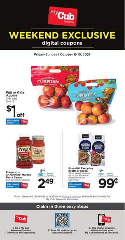 Catalogue Cub Foods from 10/08/2021