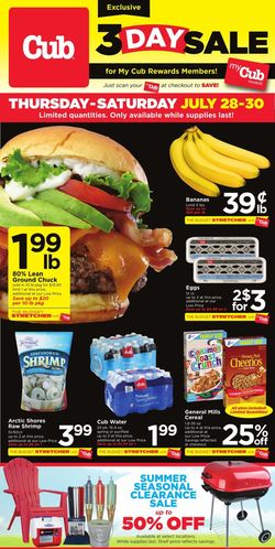 Catalogue Cub Foods from 07/28/2022