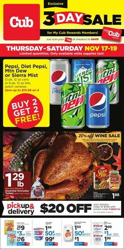 Catalogue Cub Foods from 11/17/2022