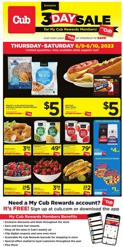 Catalogue Cub Foods from 06/08/2023