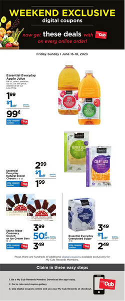 Catalogue Cub Foods from 06/16/2023