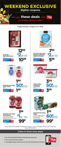 Catalogue Cub Foods from 08/04/2023