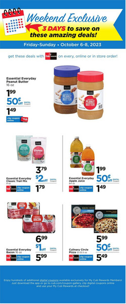Catalogue Cub Foods from 10/06/2023
