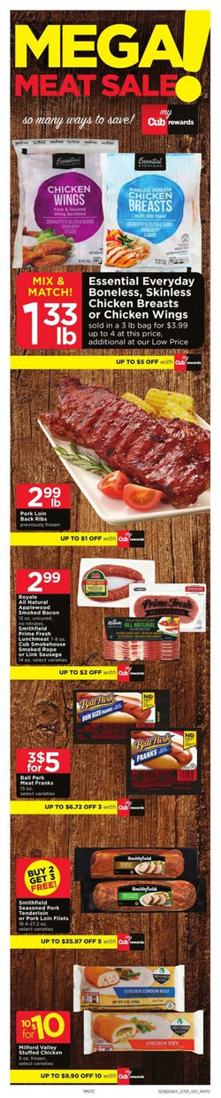 Catalogue Cub Foods from 10/08/2023