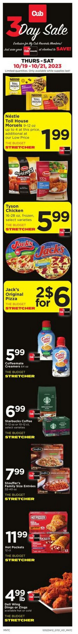 Catalogue Cub Foods from 10/15/2023