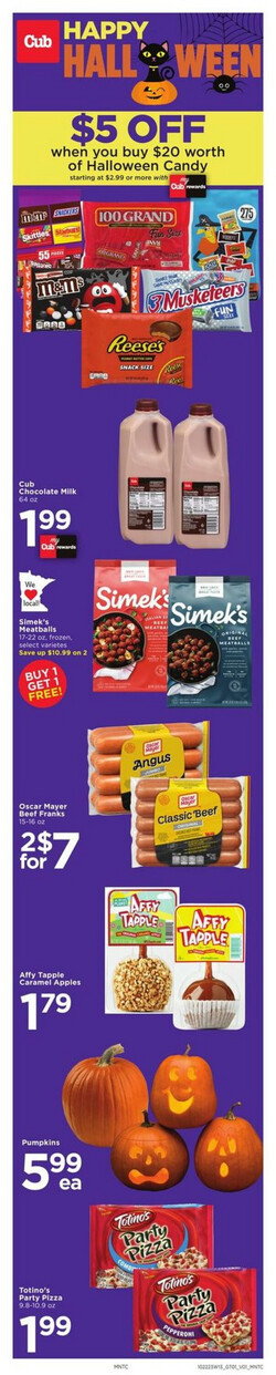 Catalogue Cub Foods from 10/22/2023