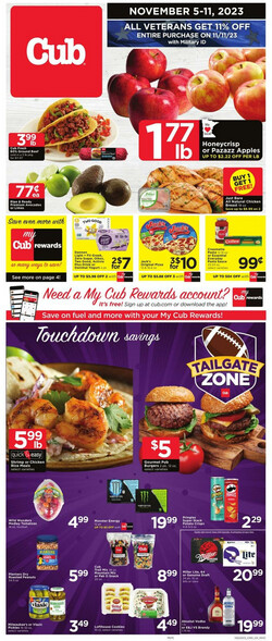 Catalogue Cub Foods from 11/05/2023
