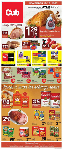 Catalogue Cub Foods from 11/19/2023