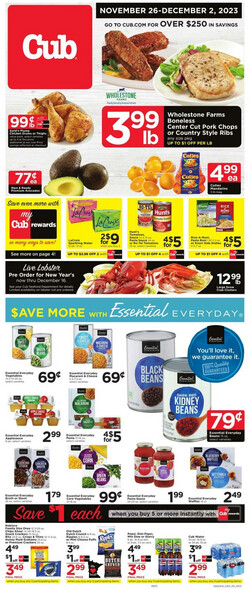 Catalogue Cub Foods from 11/26/2023