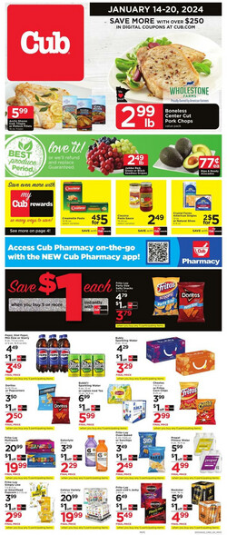 Catalogue Cub Foods from 01/14/2024