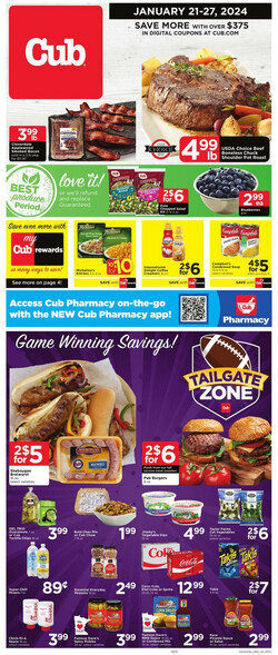 Catalogue Cub Foods from 01/21/2024