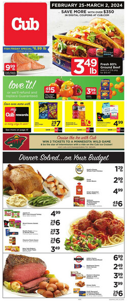 Catalogue Cub Foods from 02/25/2024