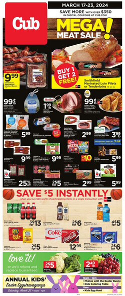 Catalogue Cub Foods from 03/17/2024
