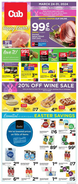 Catalogue Cub Foods from 03/24/2024