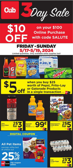 Catalogue Cub Foods from 05/17/2024