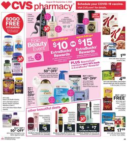 Catalogue CVS Pharmacy from 08/29/2021