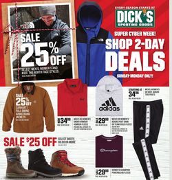 Catalogue Dick's from 12/01/2019