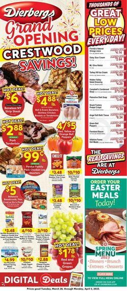 Catalogue Dierbergs from 03/28/2023
