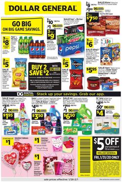 Catalogue Dollar General from 01/26/2020