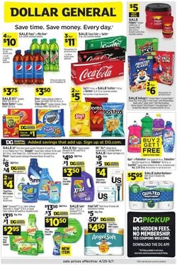 Catalogue Dollar General from 04/25/2021