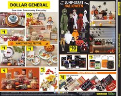 Catalogue Dollar General Halloween 2021 from 09/19/2021