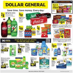 Catalogue Dollar General from 10/03/2021