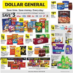 Catalogue Dollar General from 10/10/2021