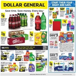 Catalogue Dollar General from 08/07/2022