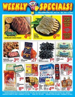 Catalogue Don Quijote Hawaii from 11/29/2020
