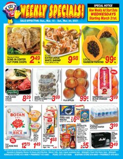 Catalogue Don Quijote Hawaii from 03/14/2021