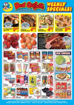 Catalogue Don Quijote Hawaii from 08/18/2021