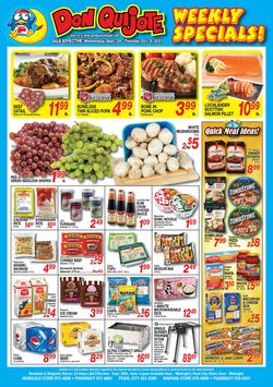 Catalogue Don Quijote Hawaii from 09/29/2021