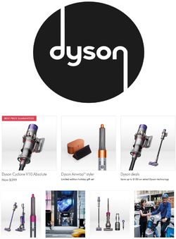 Catalogue Dyson Black Friday 2020 from 11/20/2020