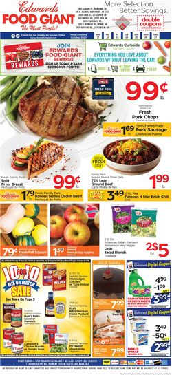 Catalogue Edwards Food Giant from 10/21/2020