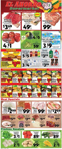 Catalogue El Ahorro Supermarket from 09/09/2020